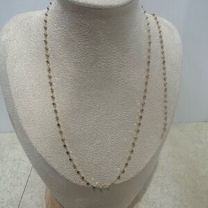 18K Yellow Gold Kira Kira Necklace and Bracelet set